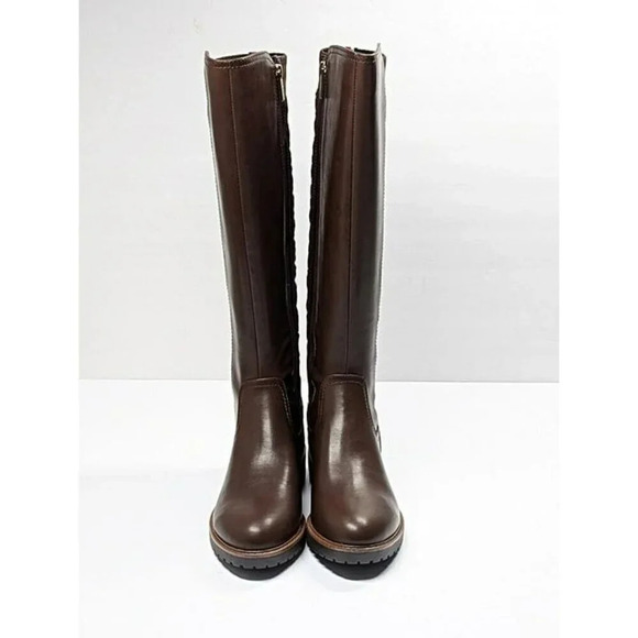 Tommy Hilfiger Women's Famian Riding Boots Dark Brown Size 7 M (MSRP $169) - Picture 4 of 10